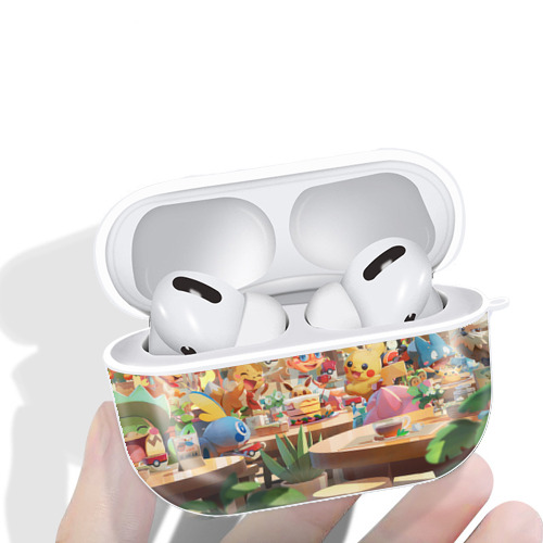 ポケットモンスター Pokémon 【AirPods Pro用】ハードシェル保護ケース 耐衝撃・防指紋・カラビナ付き商品仕様