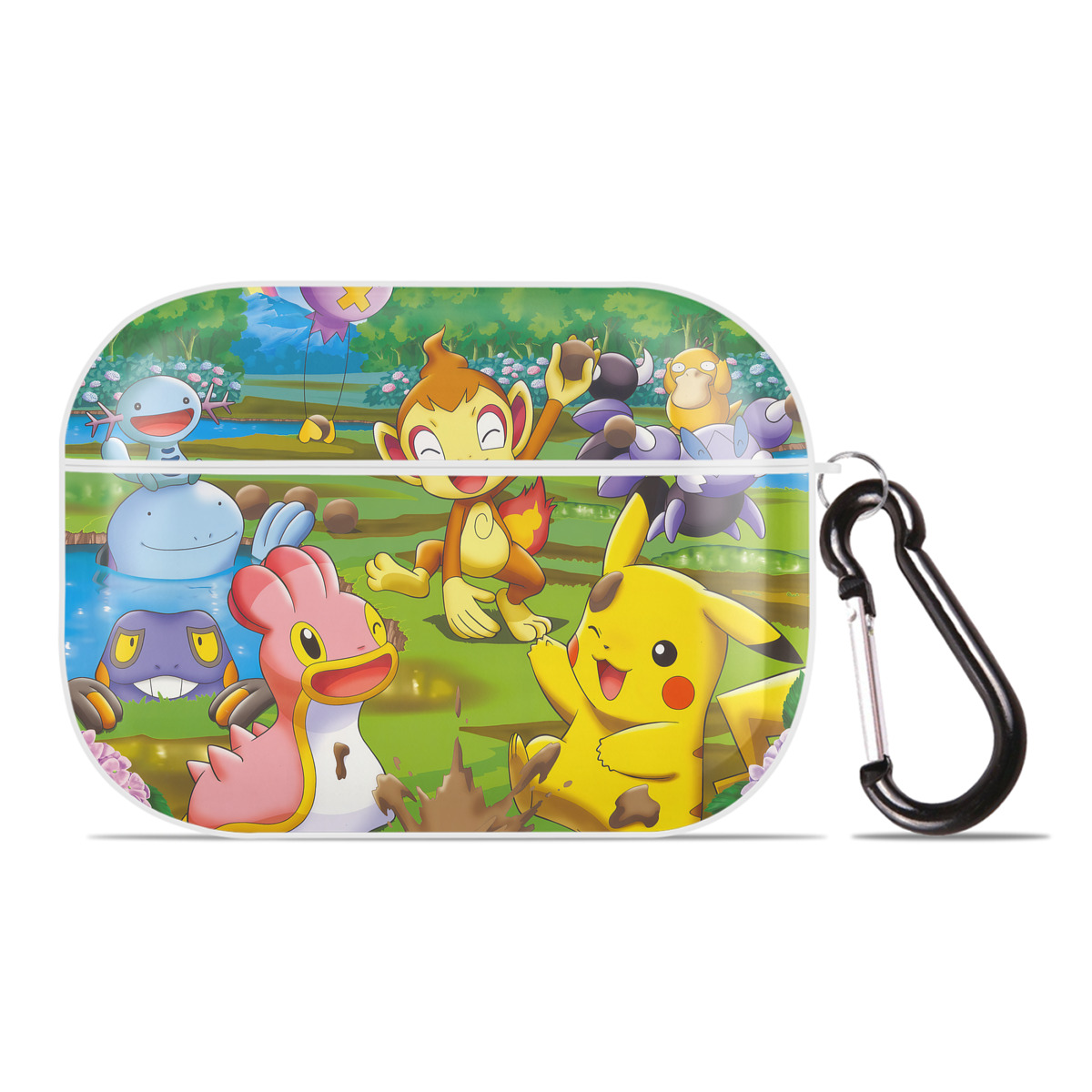 （画像用） ポケットモンスター Pokémon 【AirPods Pro用】ハードシェル保護ケース 耐衝撃・防指紋・カラビナ付き商品仕様