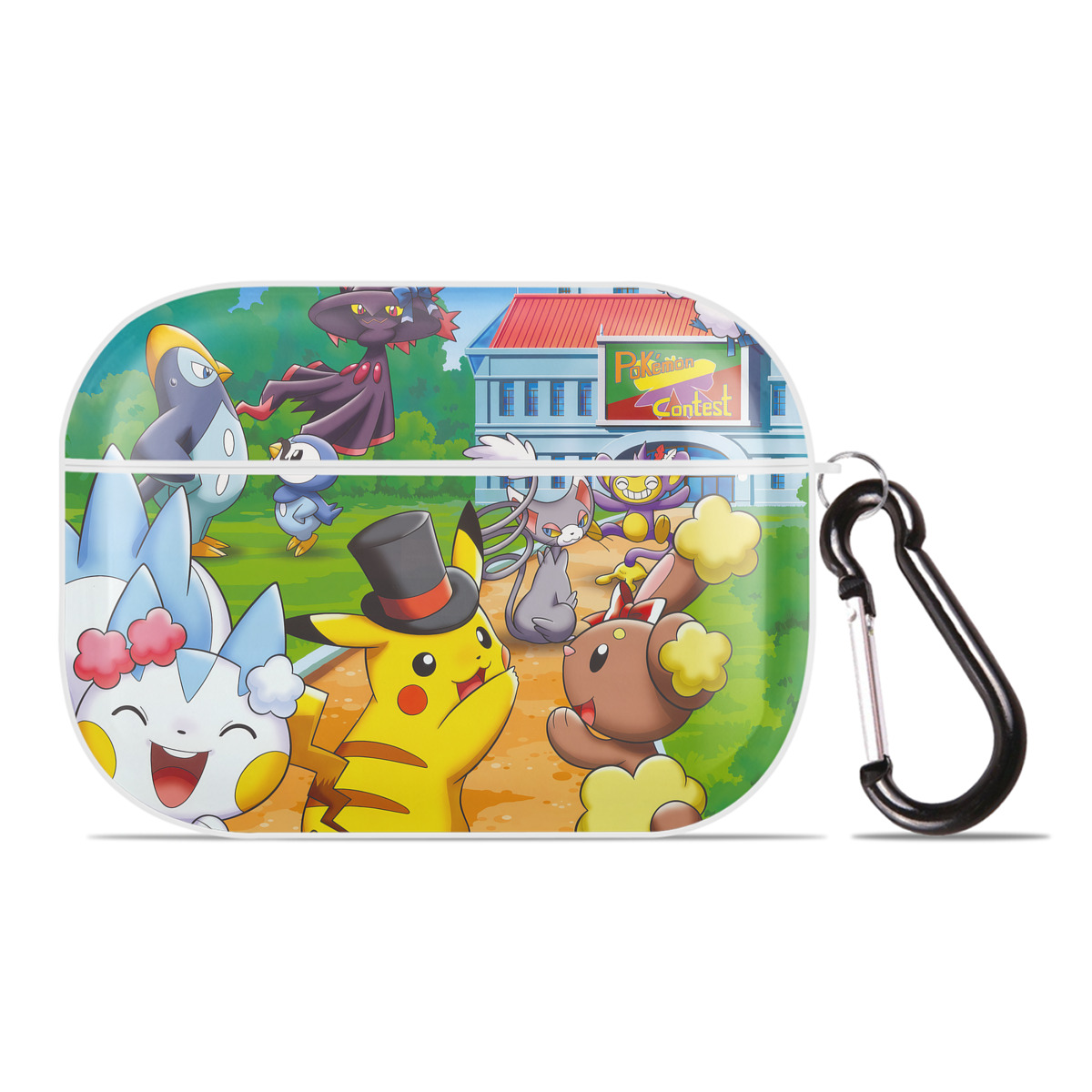 （画像用） ポケットモンスター Pokémon 【AirPods Pro用】ハードシェル保護ケース 耐衝撃・防指紋・カラビナ付き商品仕様