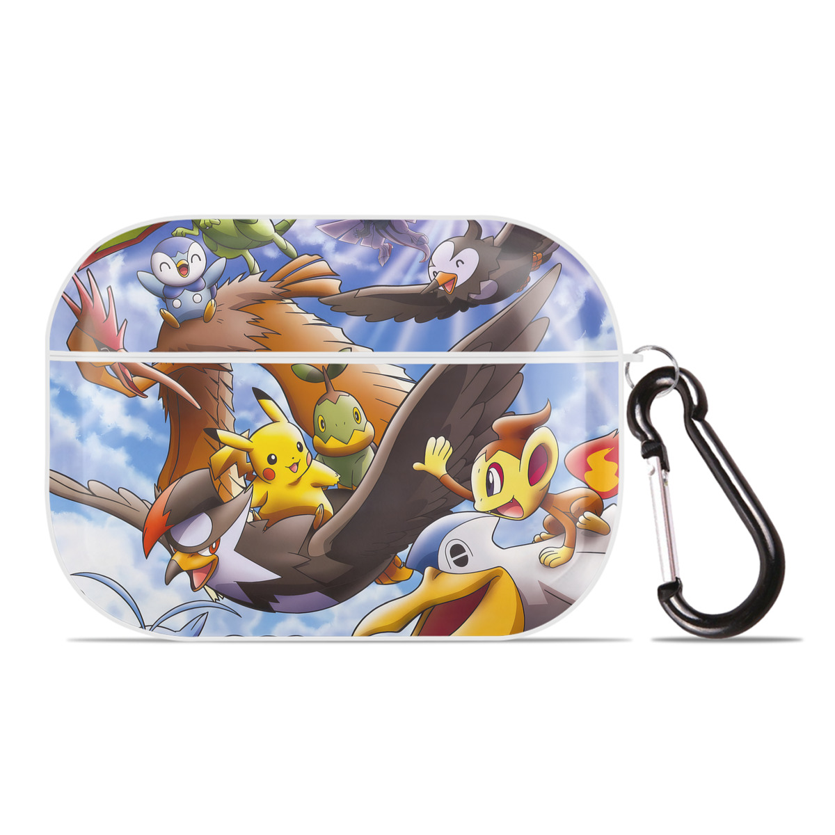 （画像用） ポケットモンスター Pokémon 【AirPods Pro用】ハードシェル保護ケース 耐衝撃・防指紋・カラビナ付き商品仕様