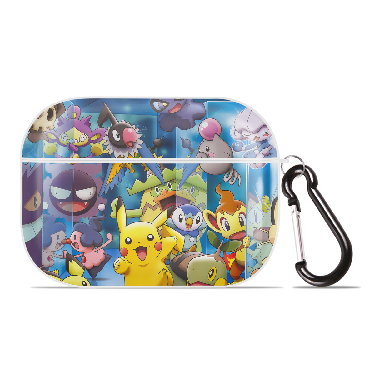 （画像用） ポケットモンスター Pokémon 【AirPods Pro用】ハードシェル保護ケース 耐衝撃・防指紋・カラビナ付き商品仕様