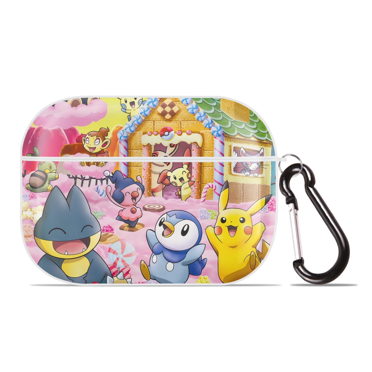 （画像用） ポケットモンスター Pokémon 【AirPods Pro用】ハードシェル保護ケース 耐衝撃・防指紋・カラビナ付き商品仕様