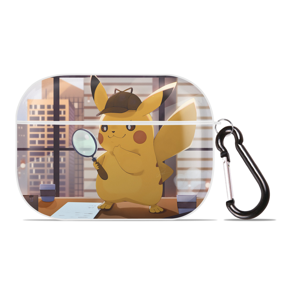 （画像用） ポケットモンスター Pokémon 【AirPods Pro用】ハードシェル保護ケース 耐衝撃・防指紋・カラビナ付き商品仕様