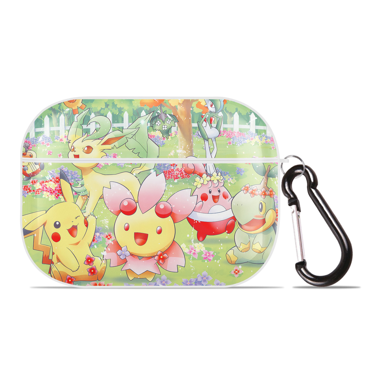 （画像用） ポケットモンスター Pokémon 【AirPods Pro用】ハードシェル保護ケース 耐衝撃・防指紋・カラビナ付き商品仕様
