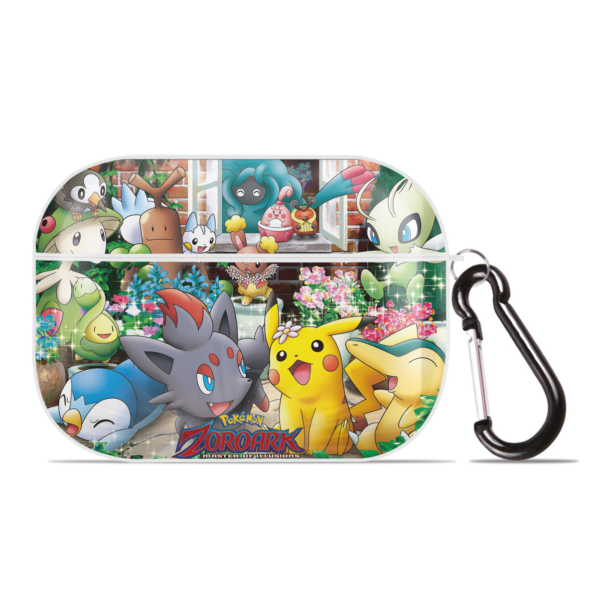 （画像用） ポケットモンスター Pokémon 【AirPods Pro用】ハードシェル保護ケース 耐衝撃・防指紋・カラビナ付き商品仕様