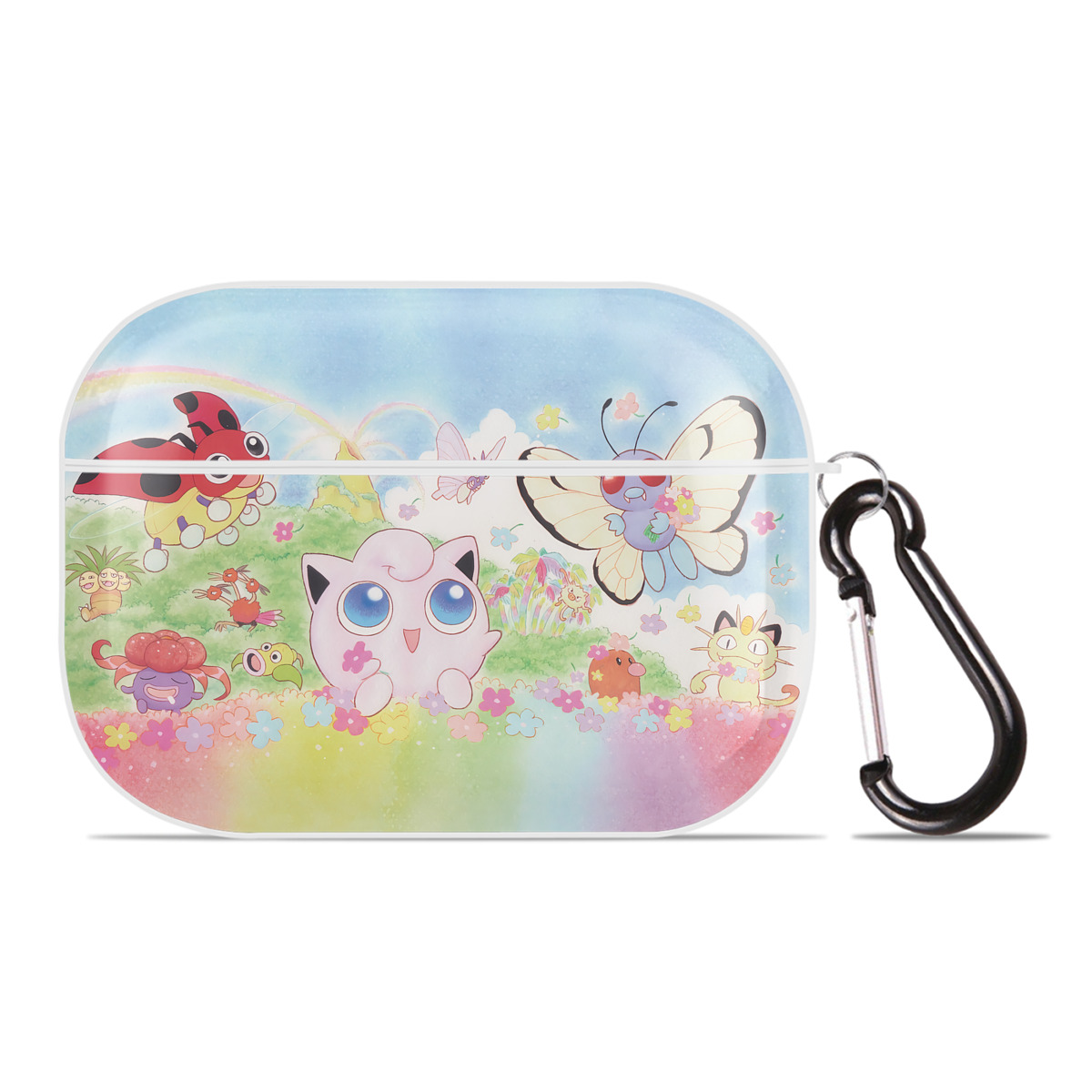 （画像用） ポケットモンスター Pokémon 【AirPods Pro用】ハードシェル保護ケース 耐衝撃・防指紋・カラビナ付き商品仕様