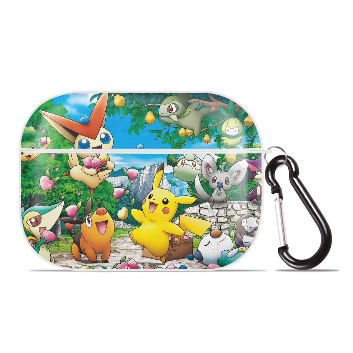 （画像用） ポケットモンスター Pokémon 【AirPods Pro用】ハードシェル保護ケース 耐衝撃・防指紋・カラビナ付き商品仕様