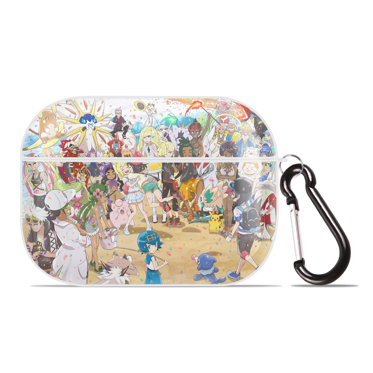 （画像用） ポケットモンスター Pokémon 【AirPods Pro用】ハードシェル保護ケース 耐衝撃・防指紋・カラビナ付き商品仕様