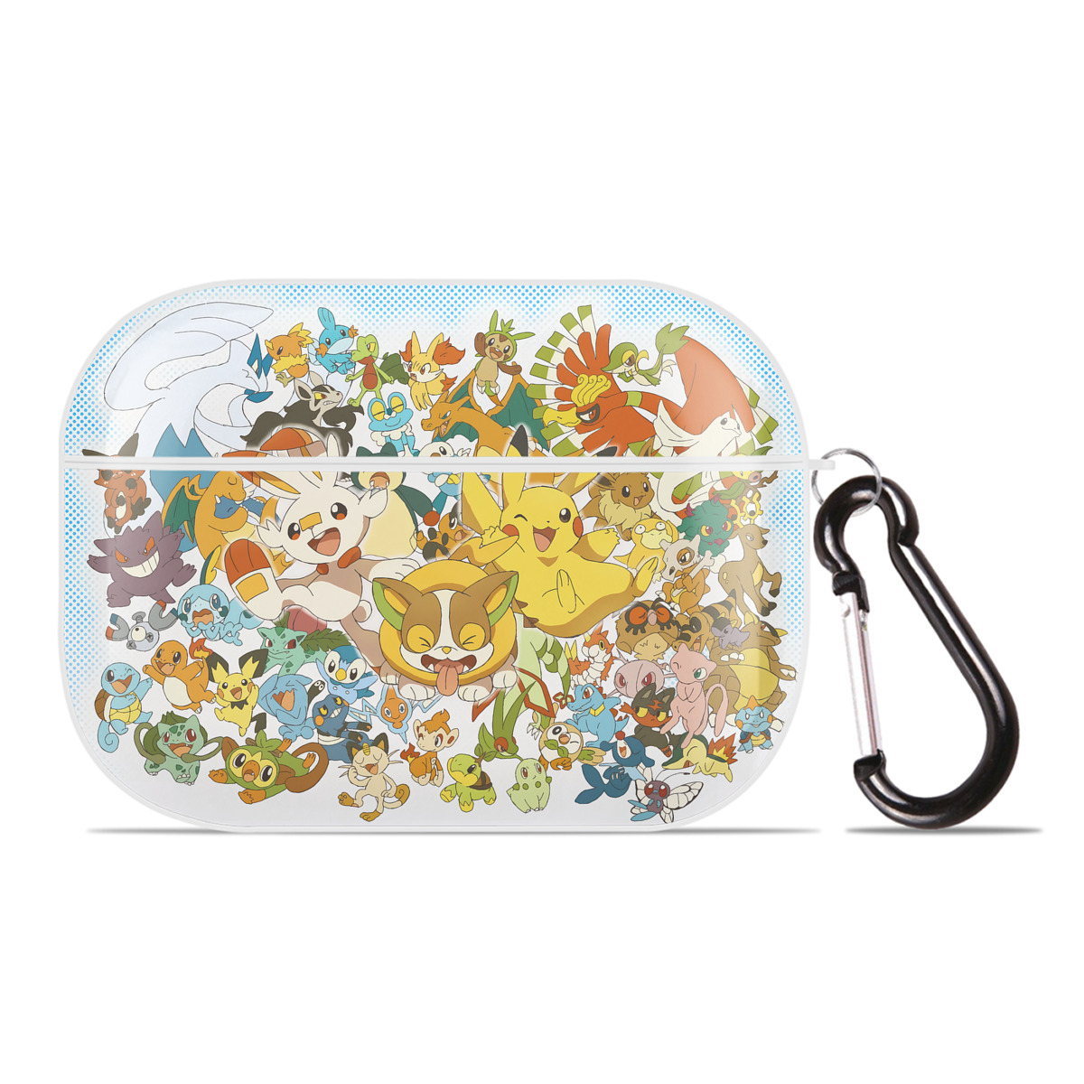 （画像用） ポケットモンスター Pokémon 【AirPods Pro用】ハードシェル保護ケース 耐衝撃・防指紋・カラビナ付き商品仕様