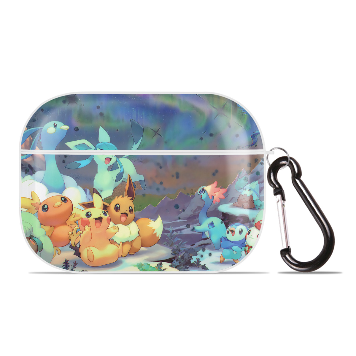 （画像用） ポケットモンスター Pokémon 【AirPods Pro用】ハードシェル保護ケース 耐衝撃・防指紋・カラビナ付き商品仕様