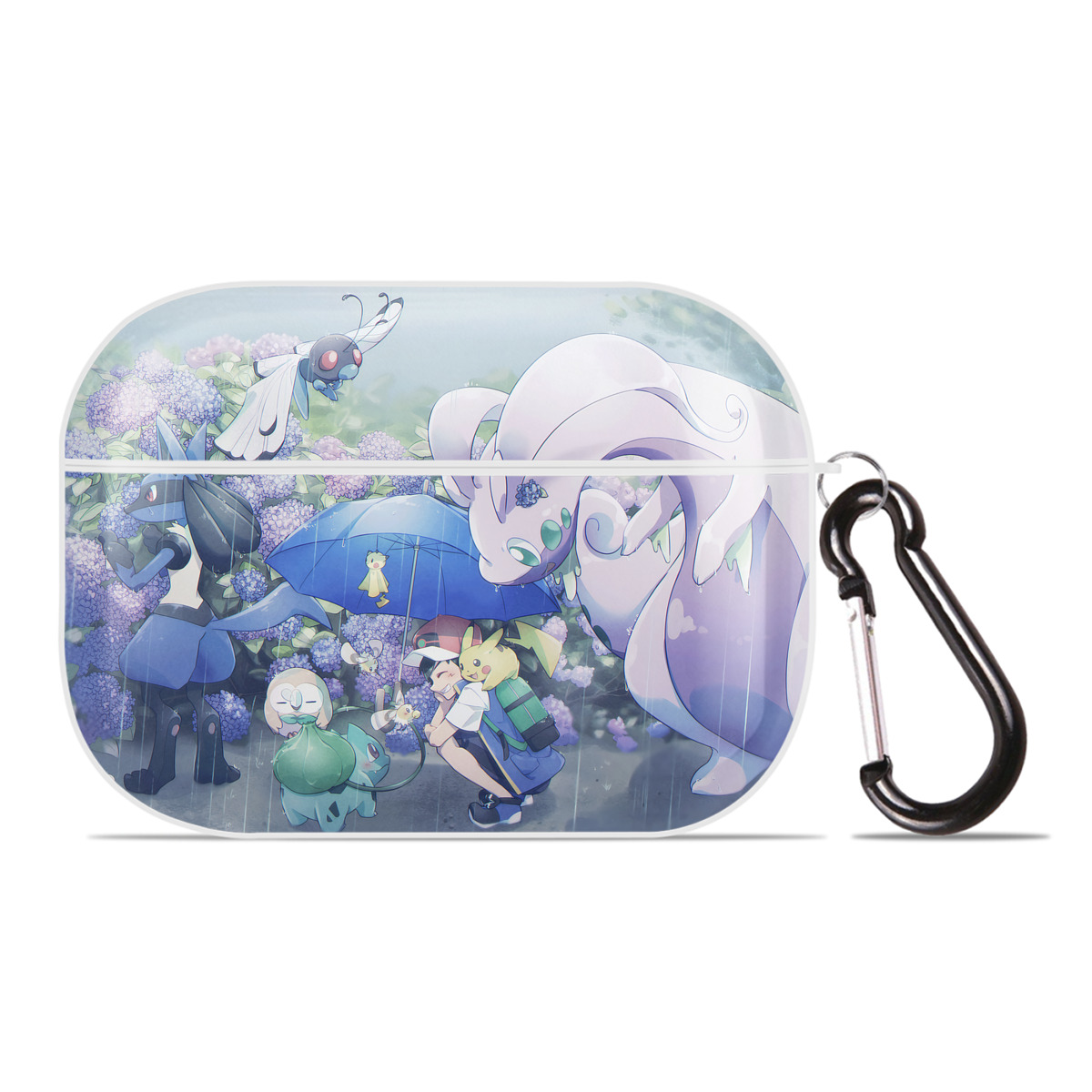 （画像用） ポケットモンスター Pokémon 【AirPods Pro用】ハードシェル保護ケース 耐衝撃・防指紋・カラビナ付き商品仕様