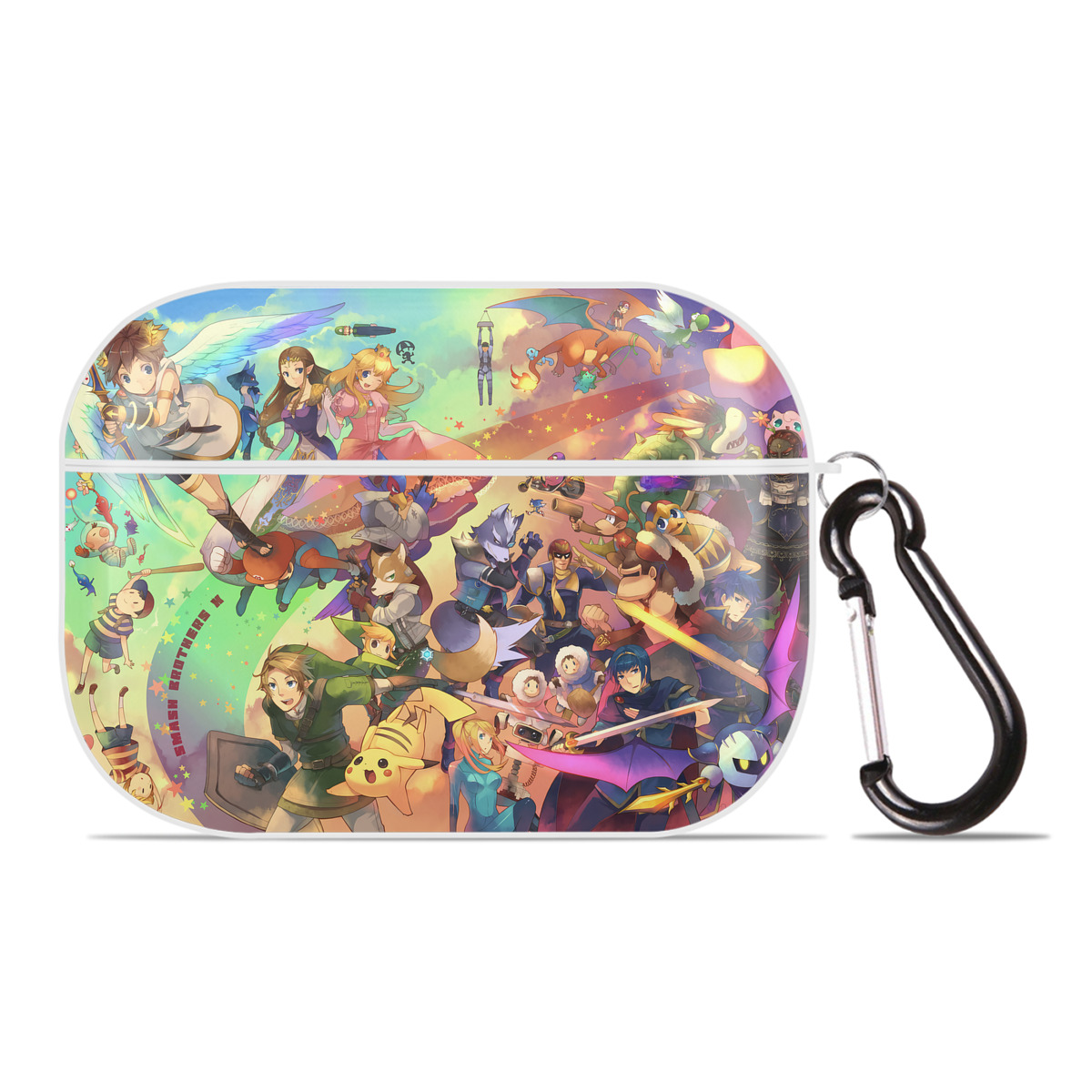 （画像用） ポケットモンスター Pokémon 【AirPods Pro用】ハードシェル保護ケース 耐衝撃・防指紋・カラビナ付き商品仕様
