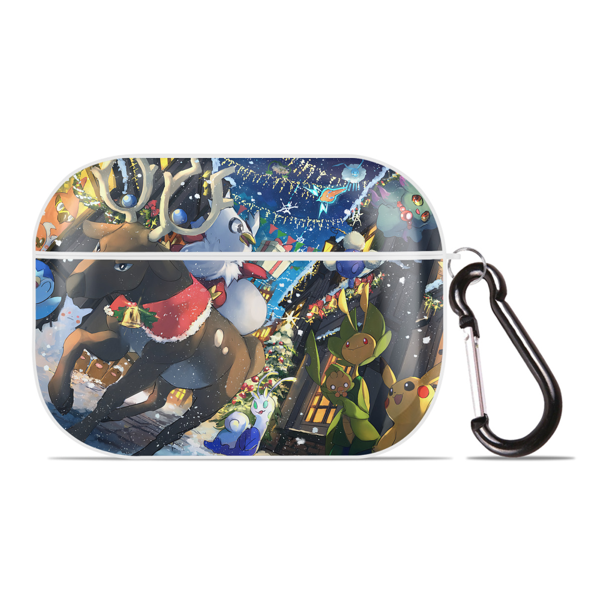 （画像用） ポケットモンスター Pokémon 【AirPods Pro用】ハードシェル保護ケース 耐衝撃・防指紋・カラビナ付き商品仕様
