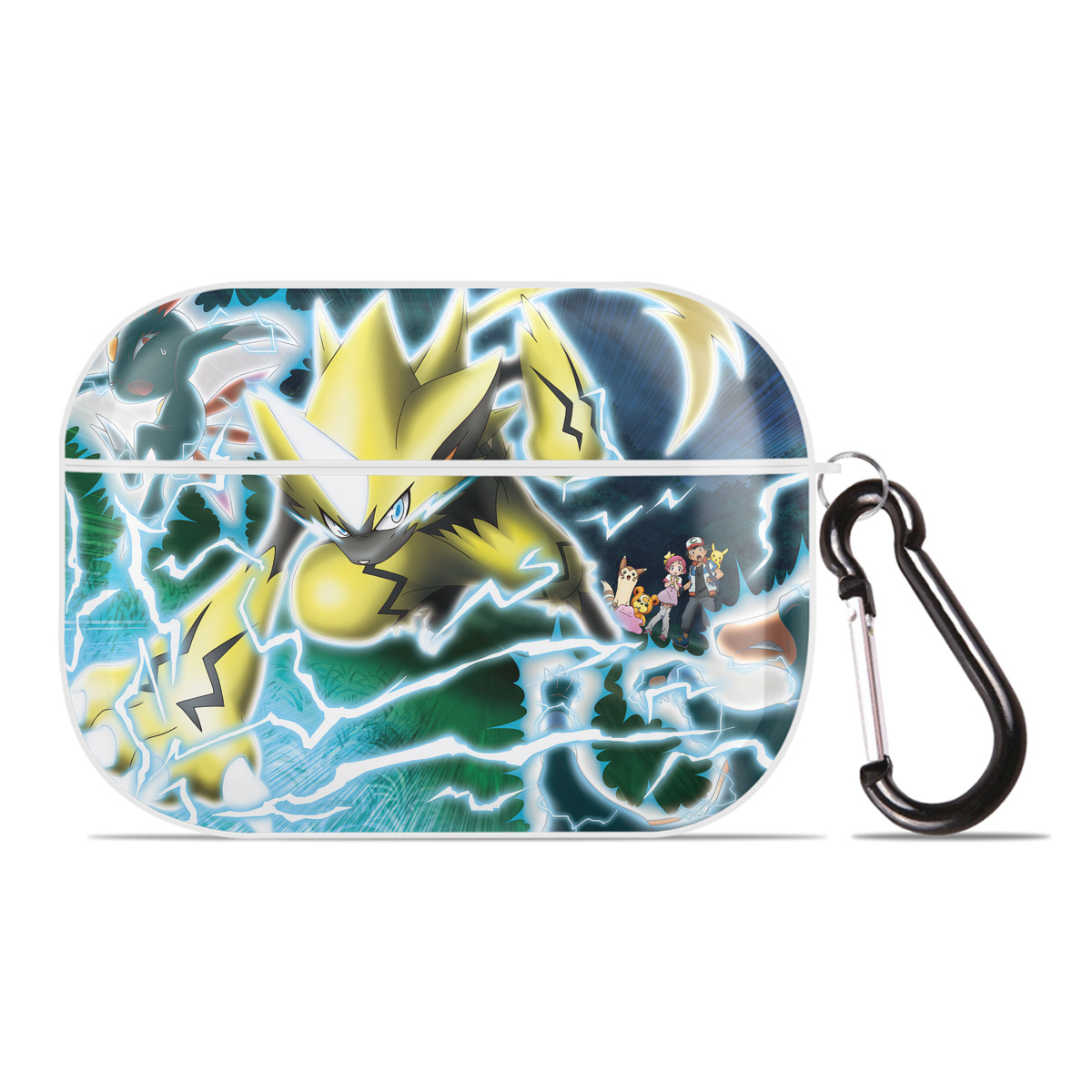 （画像用） ポケットモンスター Pokémon 【AirPods Pro用】ハードシェル保護ケース 耐衝撃・防指紋・カラビナ付き商品仕様