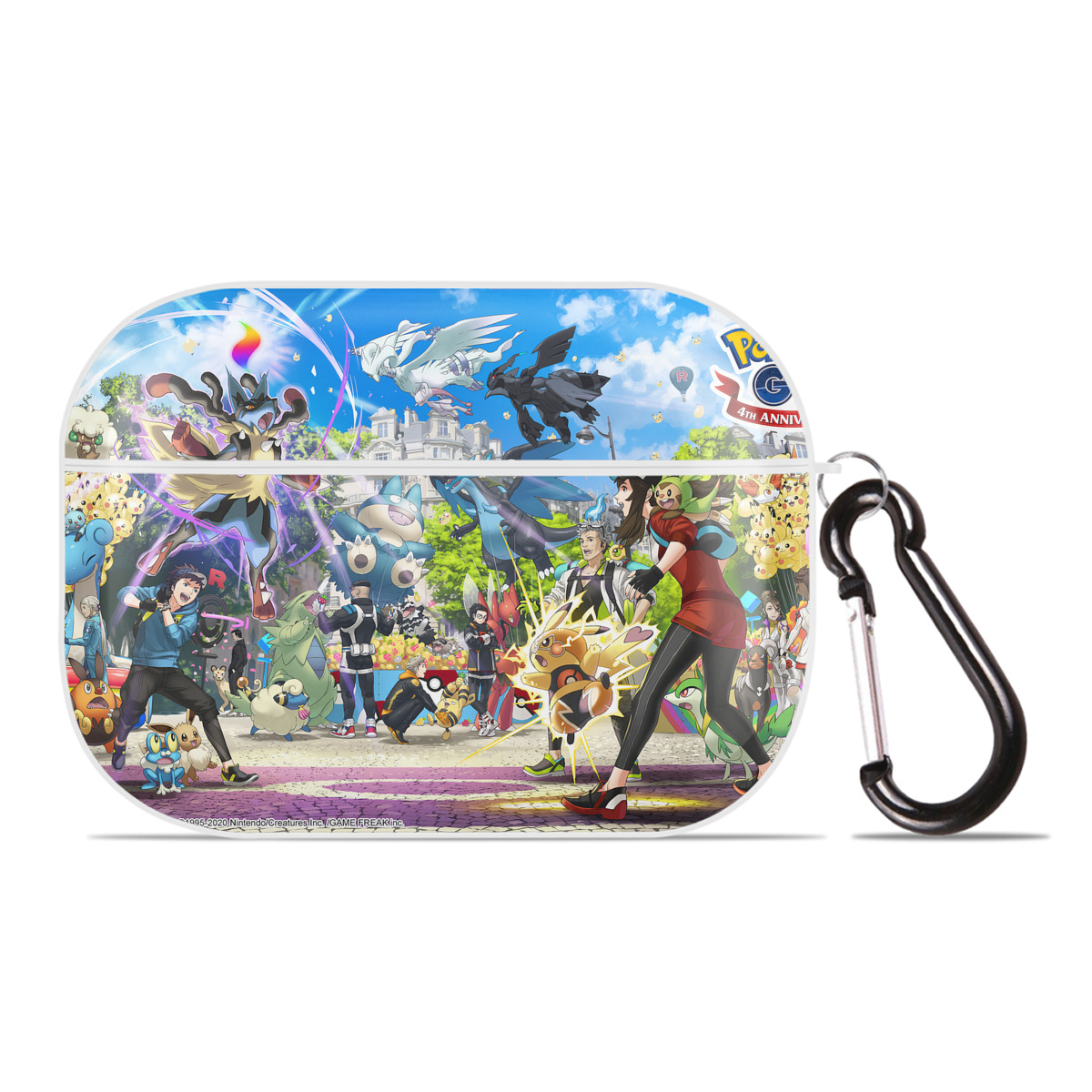 （画像用） ポケットモンスター Pokémon 【AirPods Pro用】ハードシェル保護ケース 耐衝撃・防指紋・カラビナ付き商品仕様