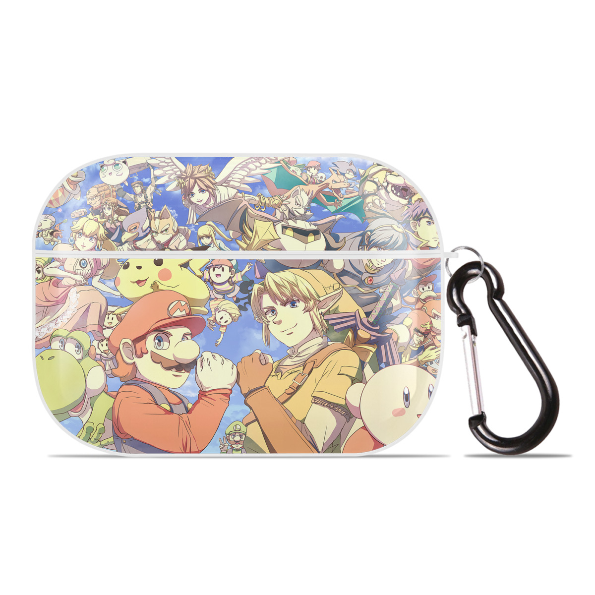 （画像用） ポケットモンスター Pokémon 【AirPods Pro用】ハードシェル保護ケース 耐衝撃・防指紋・カラビナ付き商品仕様