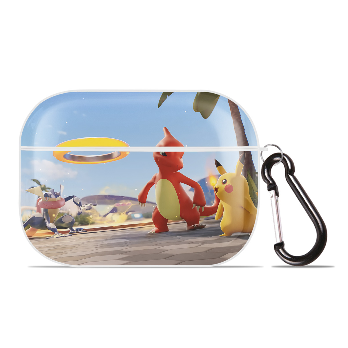 （画像用） ポケットモンスター Pokémon 【AirPods Pro用】ハードシェル保護ケース 耐衝撃・防指紋・カラビナ付き商品仕様