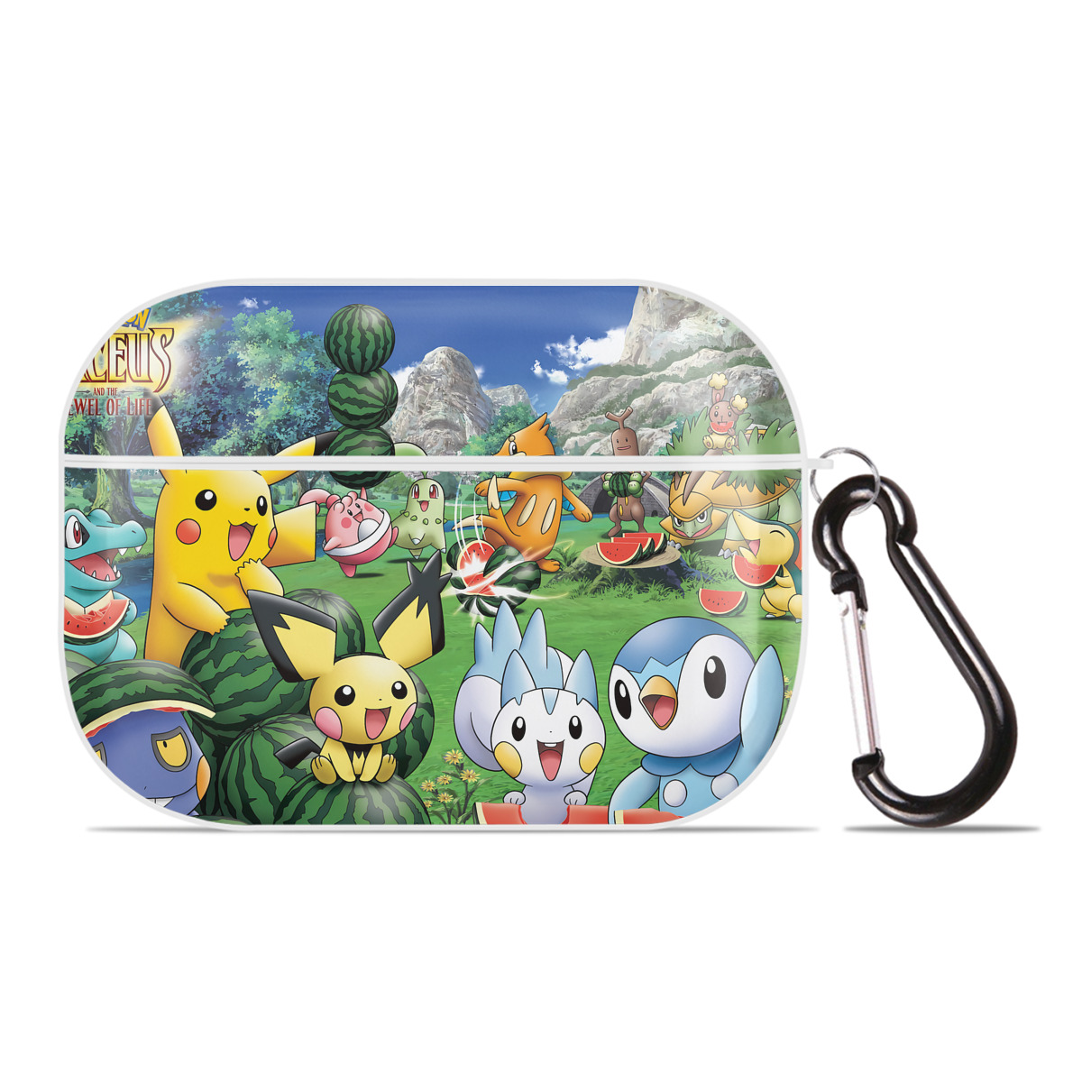 （画像用） ポケットモンスター Pokémon 【AirPods Pro用】ハードシェル保護ケース 耐衝撃・防指紋・カラビナ付き商品仕様