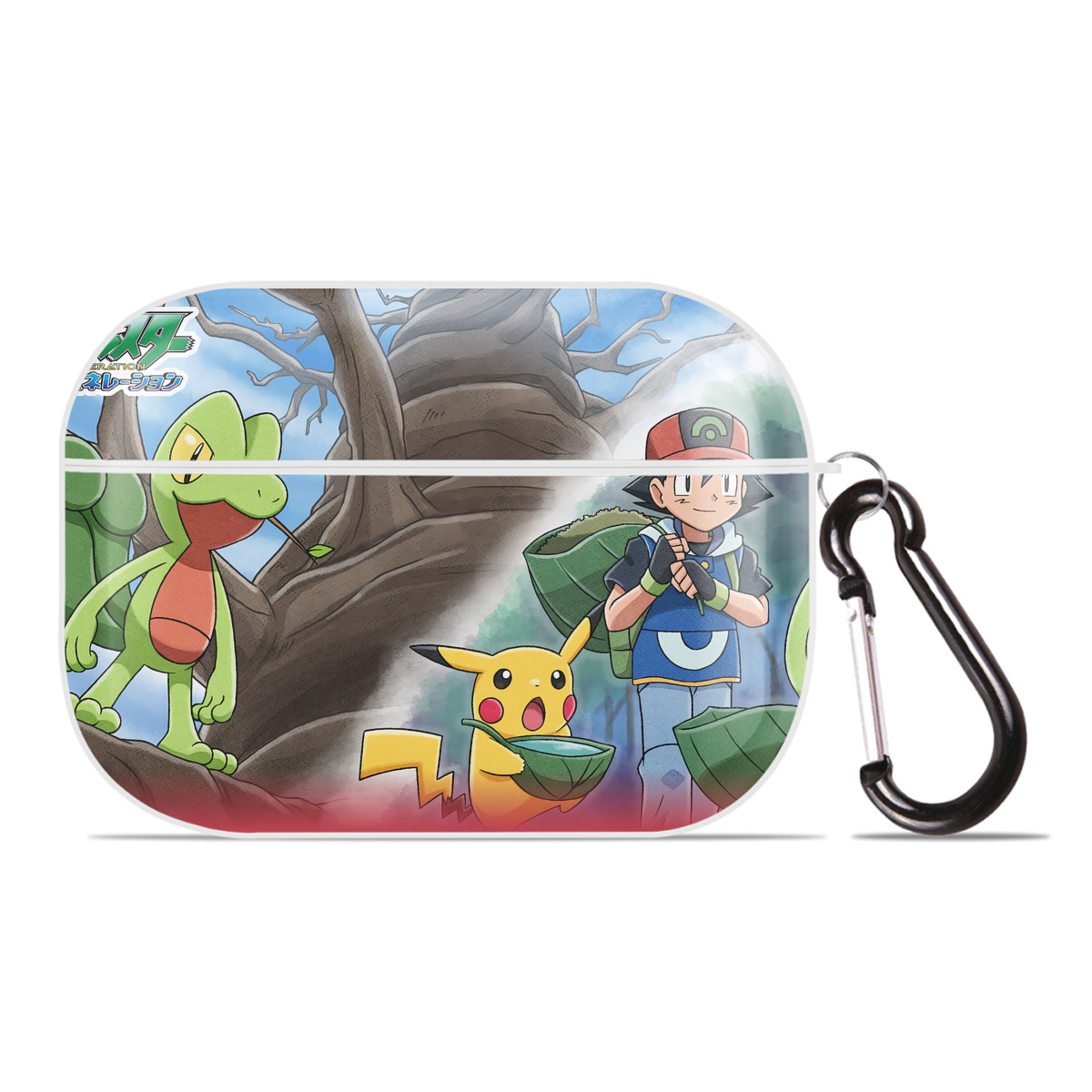 （画像用） ポケットモンスター Pokémon 【AirPods Pro用】ハードシェル保護ケース 耐衝撃・防指紋・カラビナ付き商品仕様