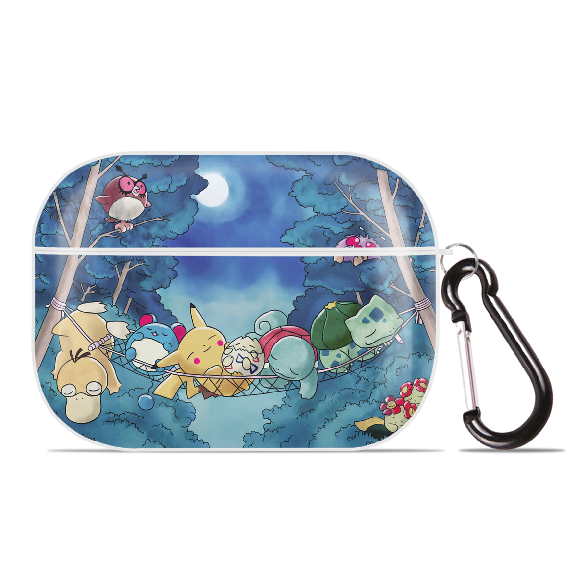 （画像用） ポケットモンスター Pokémon 【AirPods Pro用】ハードシェル保護ケース 耐衝撃・防指紋・カラビナ付き商品仕様
