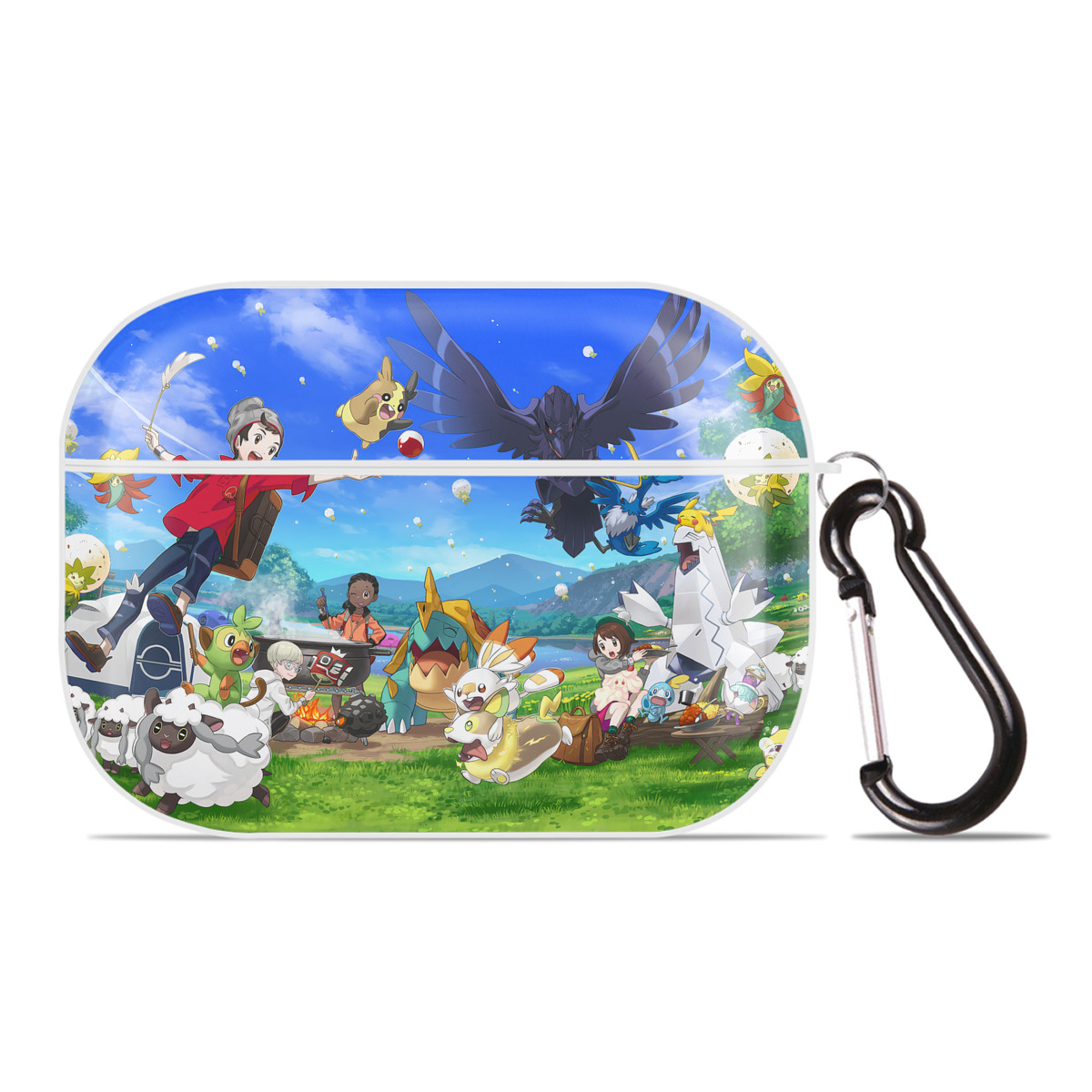 （画像用） ポケットモンスター Pokémon 【AirPods Pro用】ハードシェル保護ケース 耐衝撃・防指紋・カラビナ付き商品仕様
