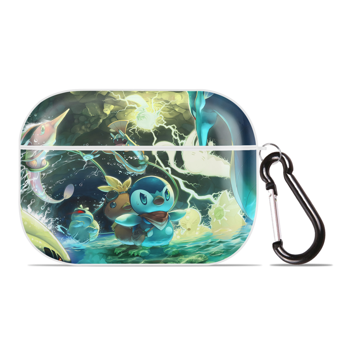 （画像用） ポケットモンスター Pokémon 【AirPods Pro用】ハードシェル保護ケース 耐衝撃・防指紋・カラビナ付き商品仕様