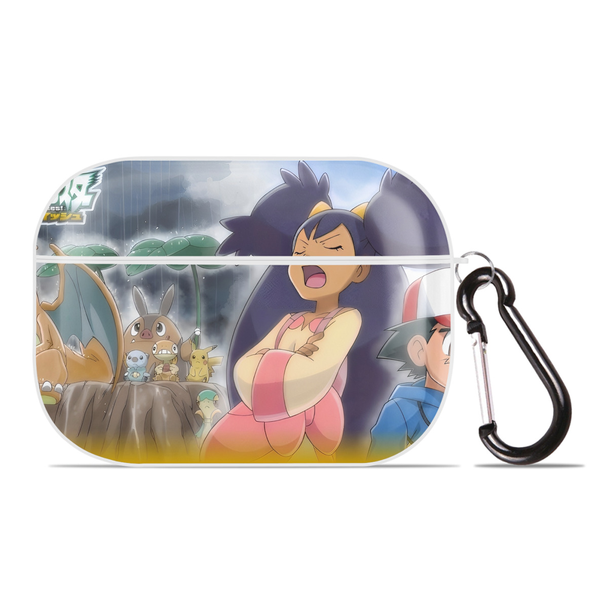 （画像用） ポケットモンスター Pokémon 【AirPods Pro用】ハードシェル保護ケース 耐衝撃・防指紋・カラビナ付き商品仕様