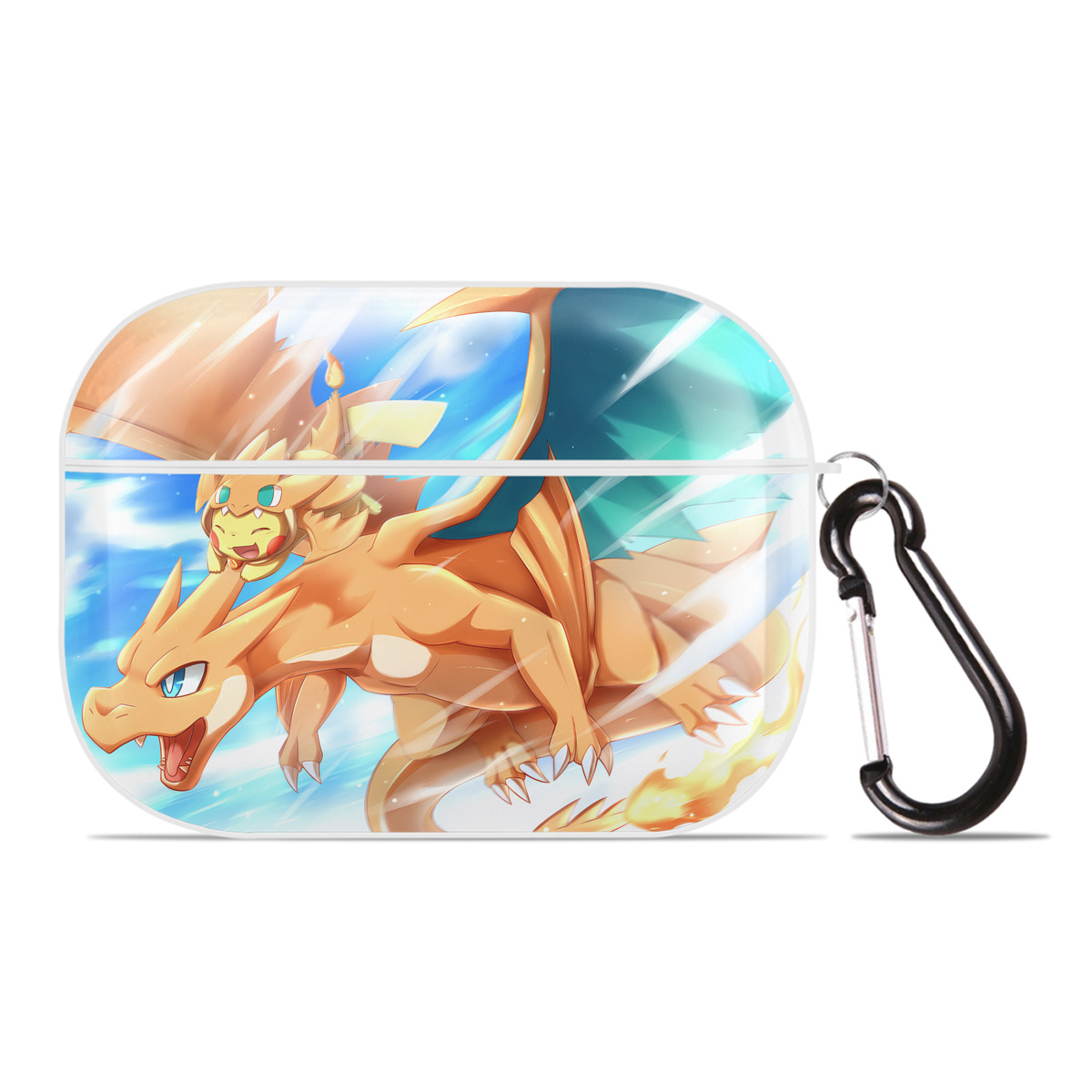 （画像用） ポケットモンスター Pokémon 【AirPods Pro用】ハードシェル保護ケース 耐衝撃・防指紋・カラビナ付き商品仕様