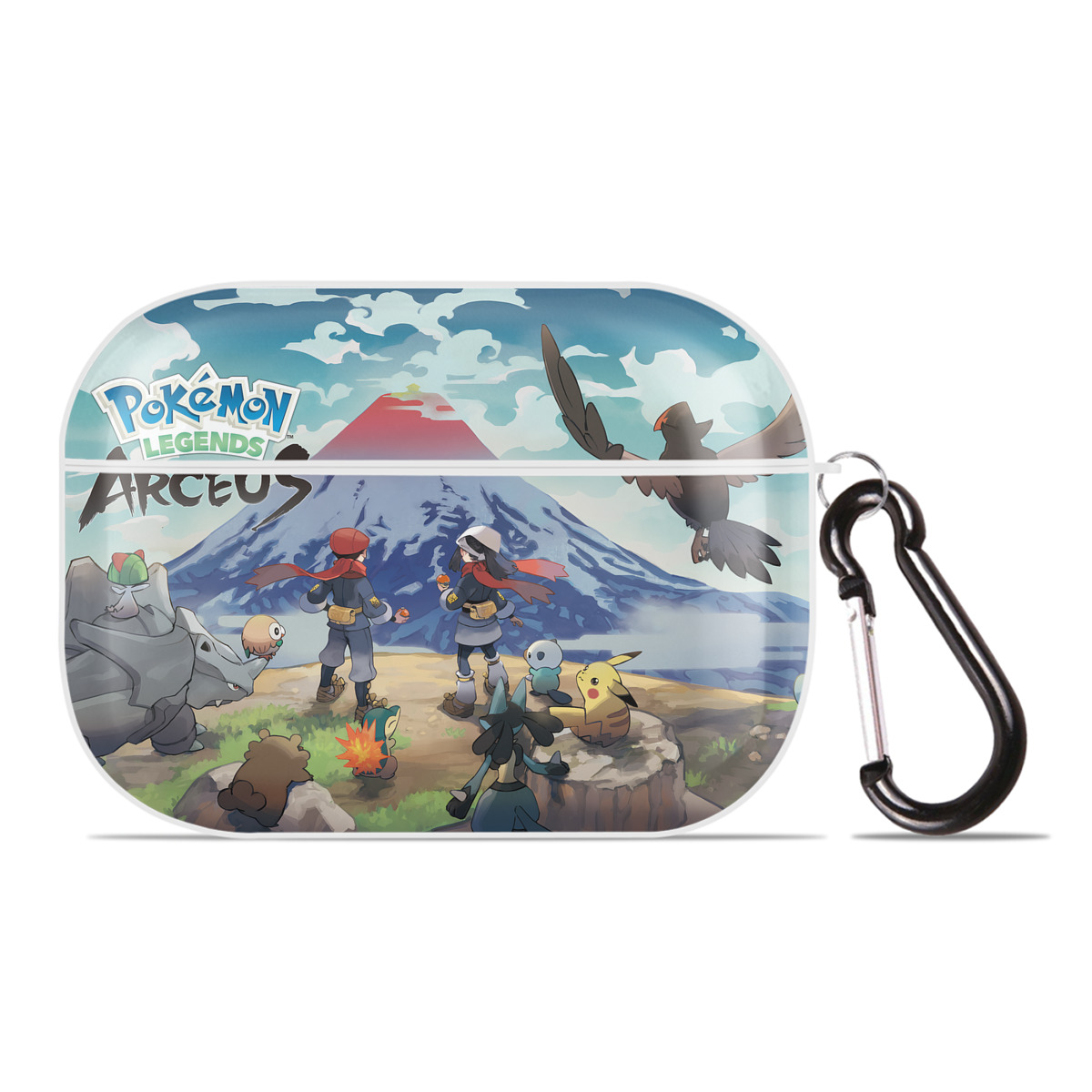 （画像用） ポケットモンスター Pokémon 【AirPods Pro用】ハードシェル保護ケース 耐衝撃・防指紋・カラビナ付き商品仕様