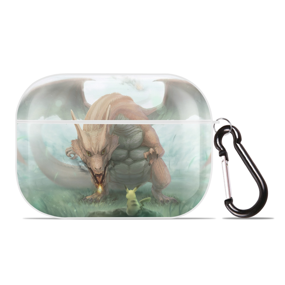 （画像用） ポケットモンスター Pokémon 【AirPods Pro用】ハードシェル保護ケース 耐衝撃・防指紋・カラビナ付き商品仕様