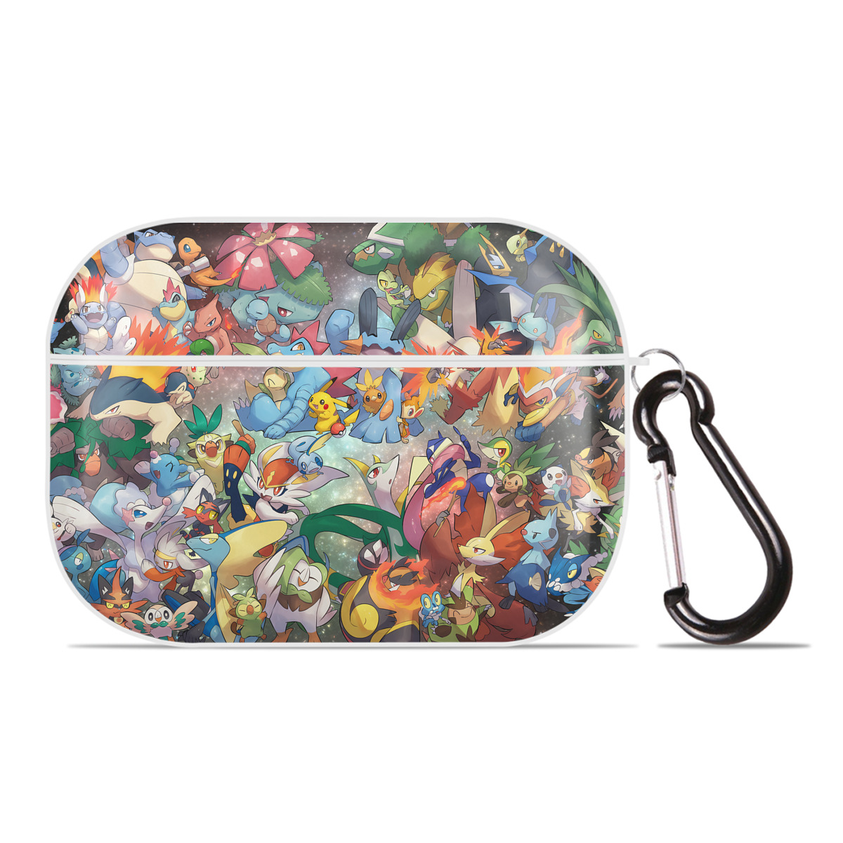 （画像用） ポケットモンスター Pokémon 【AirPods Pro用】ハードシェル保護ケース 耐衝撃・防指紋・カラビナ付き商品仕様