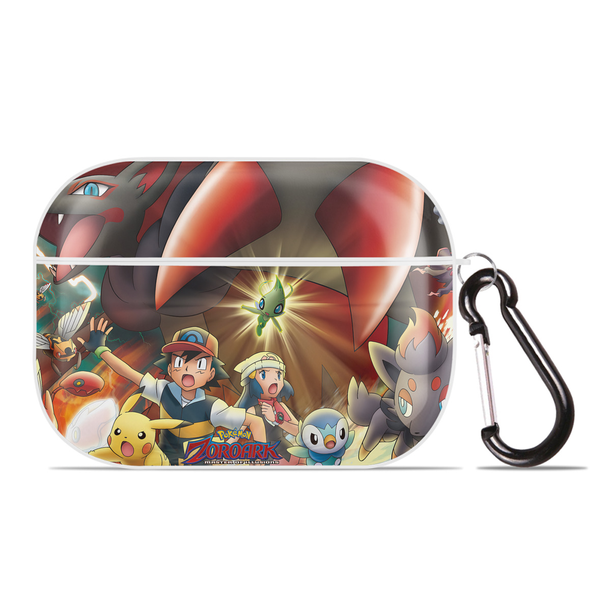 （画像用） ポケットモンスター Pokémon 【AirPods Pro用】ハードシェル保護ケース 耐衝撃・防指紋・カラビナ付き商品仕様