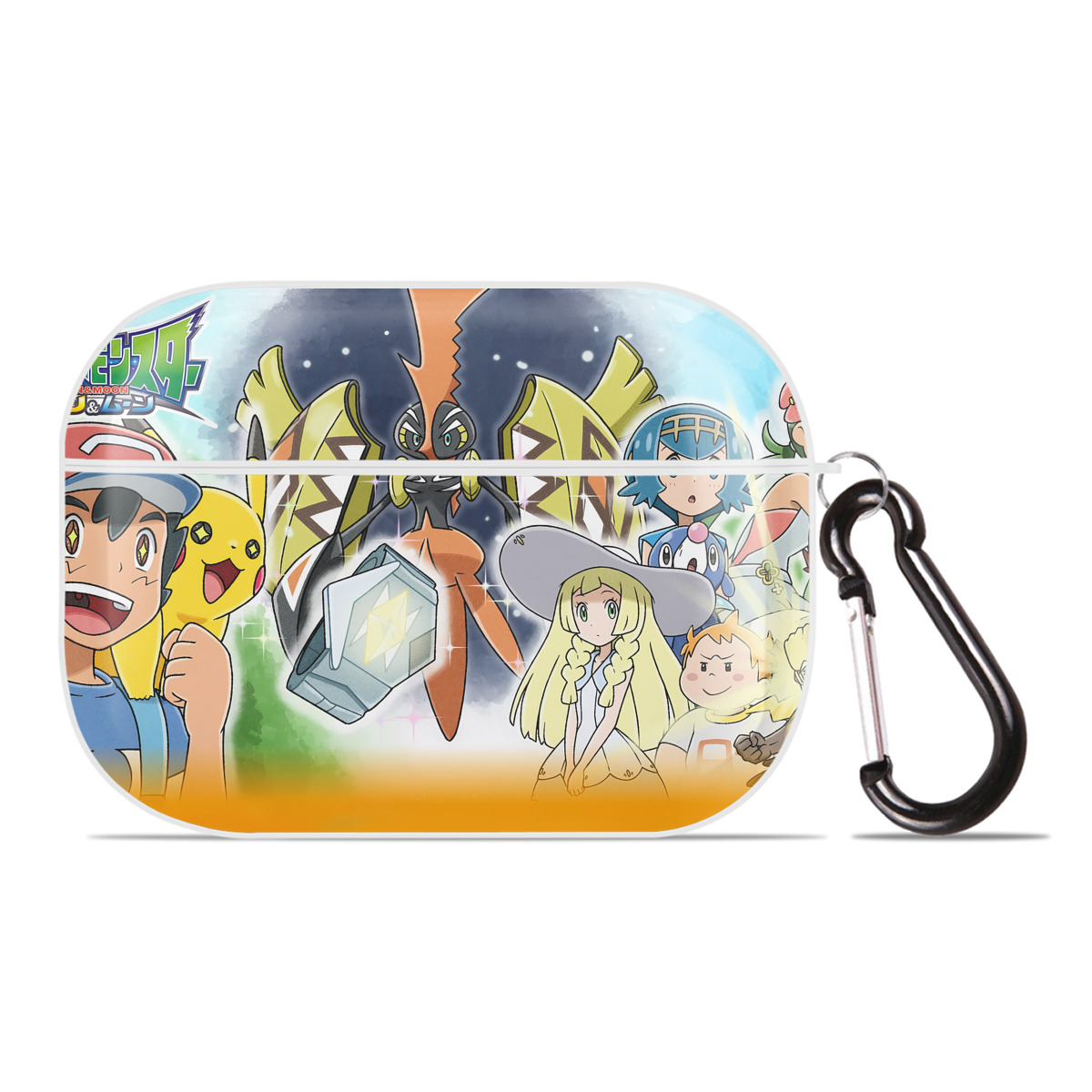 （画像用） ポケットモンスター Pokémon 【AirPods Pro用】ハードシェル保護ケース 耐衝撃・防指紋・カラビナ付き商品仕様