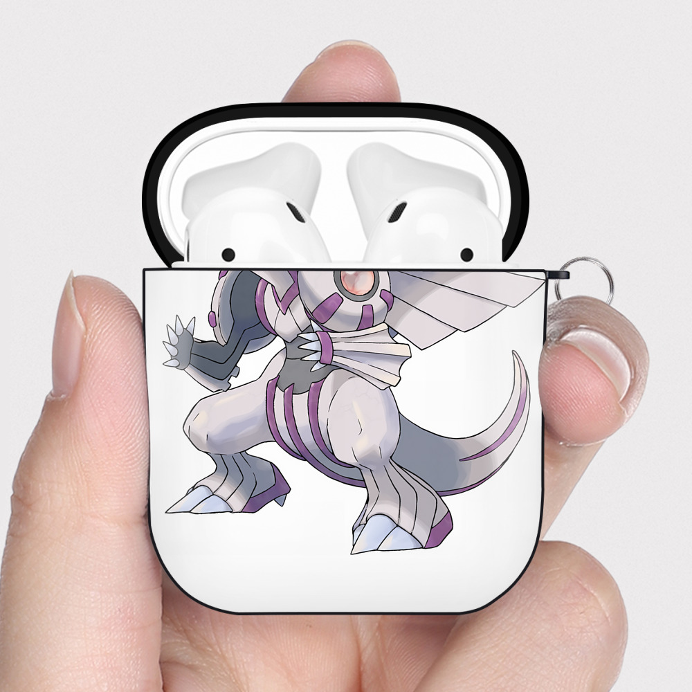 （画像用） ポケットモンスター Pokémon AirPods 第2世代保護ケース ハードシェル ブラック 耐衝撃・防指紋・カラビナ付き