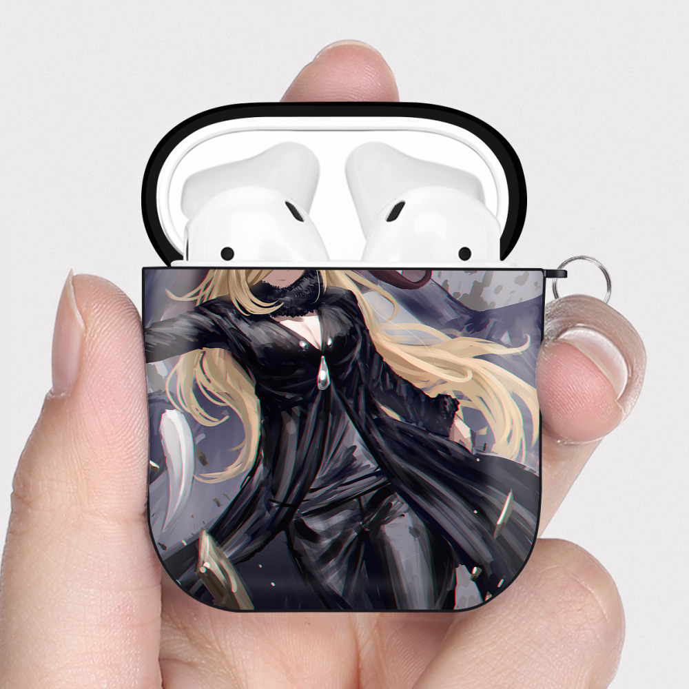 （画像用） ポケットモンスター Pokémon AirPods 第2世代保護ケース ハードシェル ブラック 耐衝撃・防指紋・カラビナ付き