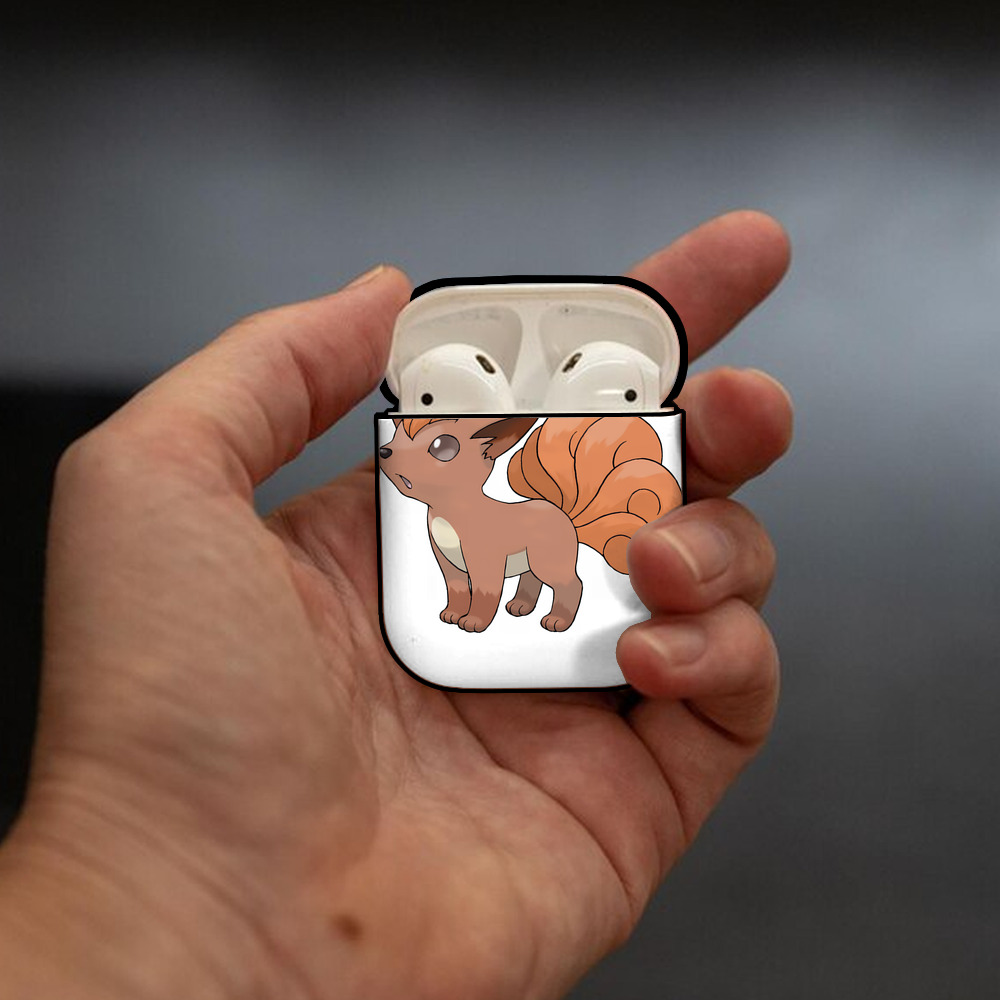 ポケットモンスター Pokémon AirPods 第2世代保護ケース ハードシェル ブラック 耐衝撃・防指紋・カラビナ付き