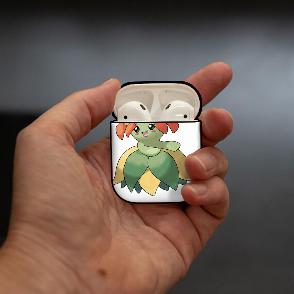 ポケットモンスター Pokémon AirPods 第2世代保護ケース ハードシェル ブラック 耐衝撃・防指紋・カラビナ付き
