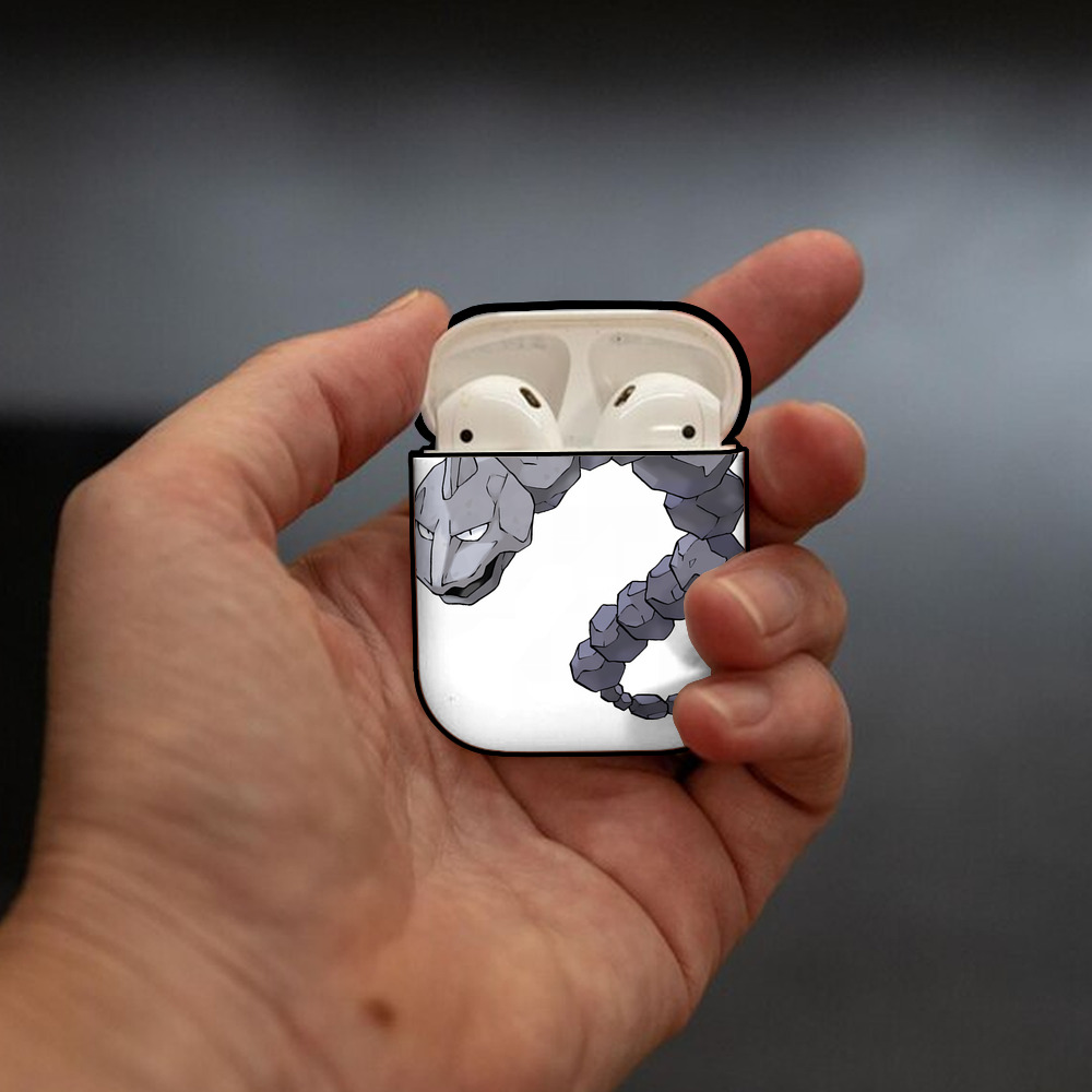 ポケットモンスター Pokémon AirPods 第2世代保護ケース ハードシェル ブラック 耐衝撃・防指紋・カラビナ付き