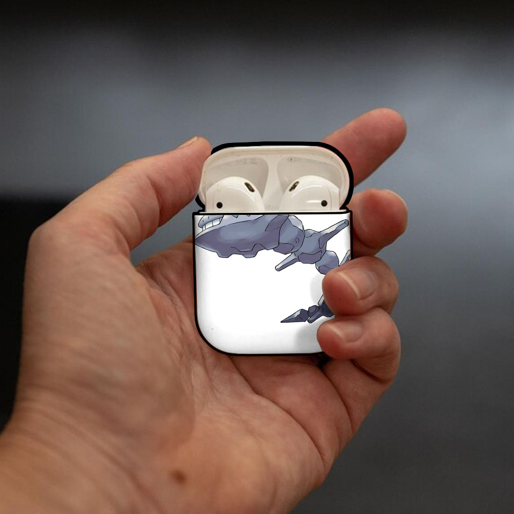 ポケットモンスター Pokémon AirPods 第2世代保護ケース ハードシェル ブラック 耐衝撃・防指紋・カラビナ付き