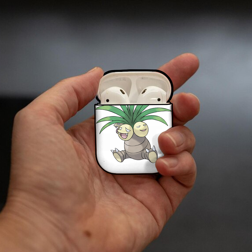 ポケットモンスター Pokémon AirPods 第2世代保護ケース ハードシェル ブラック 耐衝撃・防指紋・カラビナ付き