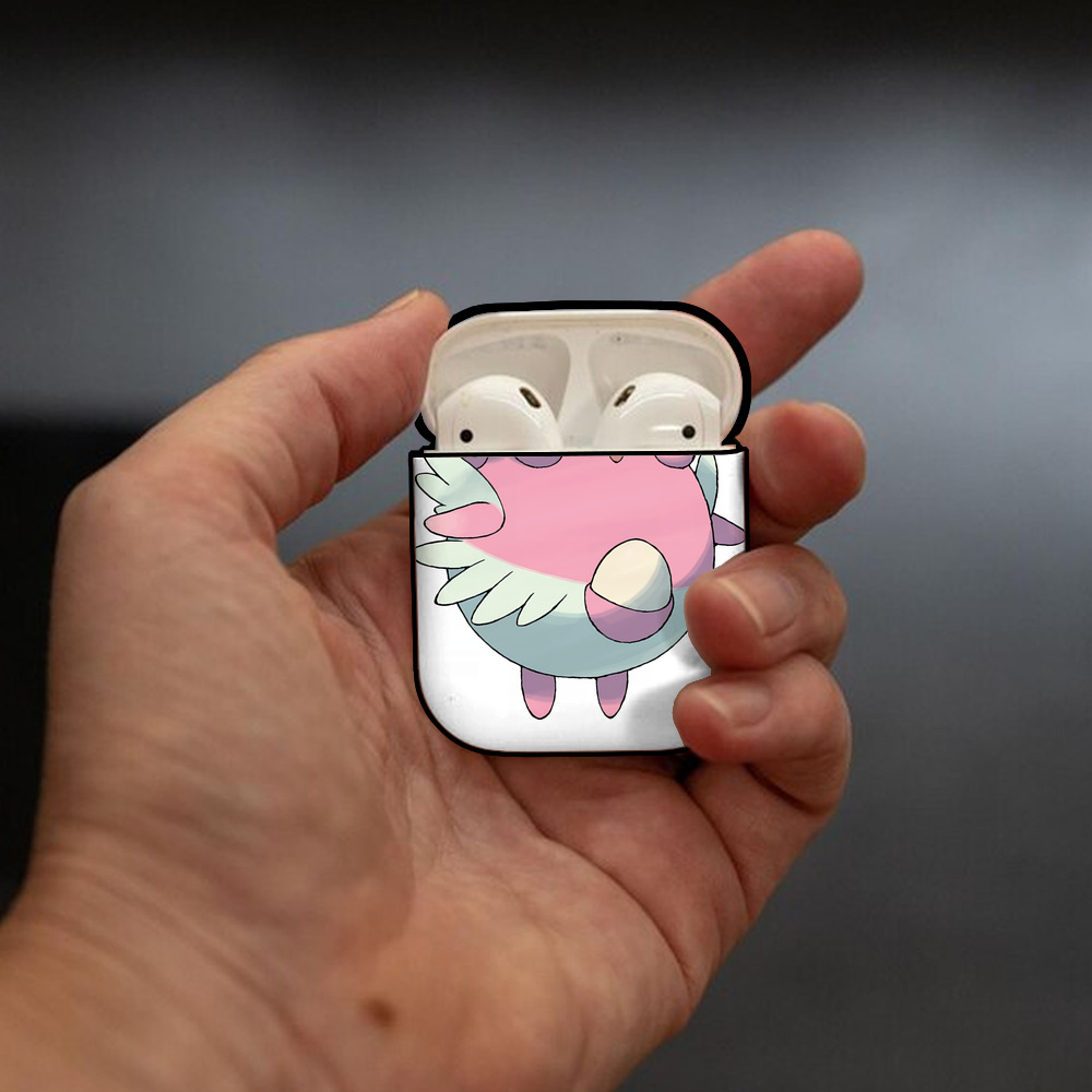 ポケットモンスター Pokémon AirPods 第2世代保護ケース ハードシェル ブラック 耐衝撃・防指紋・カラビナ付き