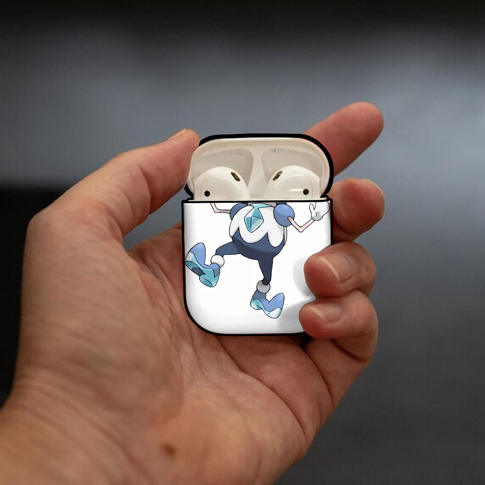 ポケットモンスター Pokémon AirPods 第2世代保護ケース ハードシェル ブラック 耐衝撃・防指紋・カラビナ付き
