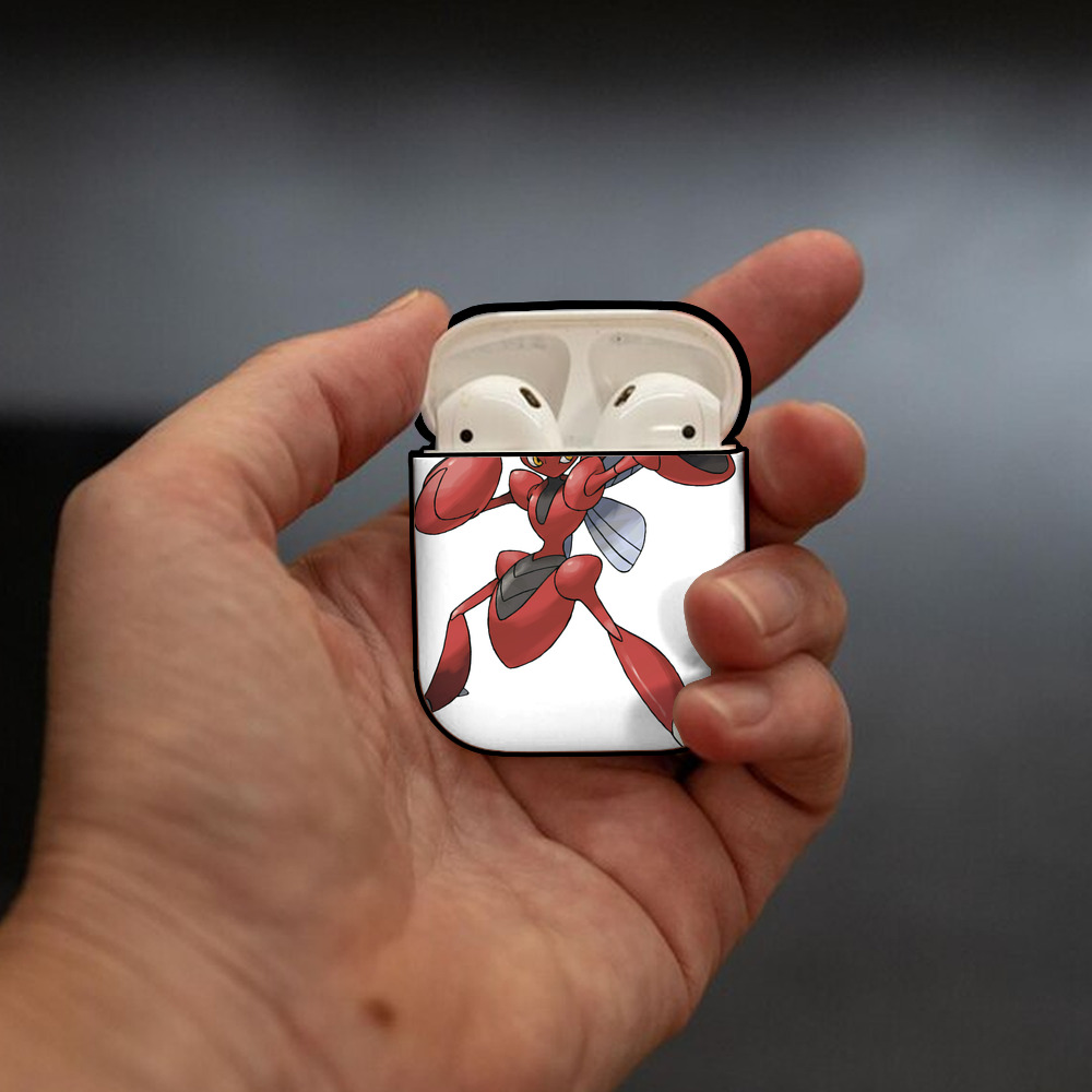 ポケットモンスター Pokémon AirPods 第2世代保護ケース ハードシェル ブラック 耐衝撃・防指紋・カラビナ付き