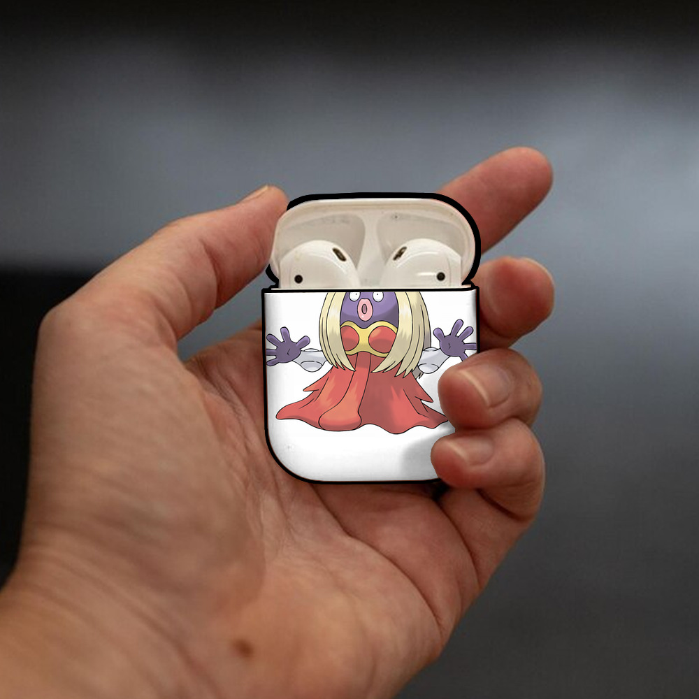 ポケットモンスター Pokémon AirPods 第2世代保護ケース ハードシェル ブラック 耐衝撃・防指紋・カラビナ付き