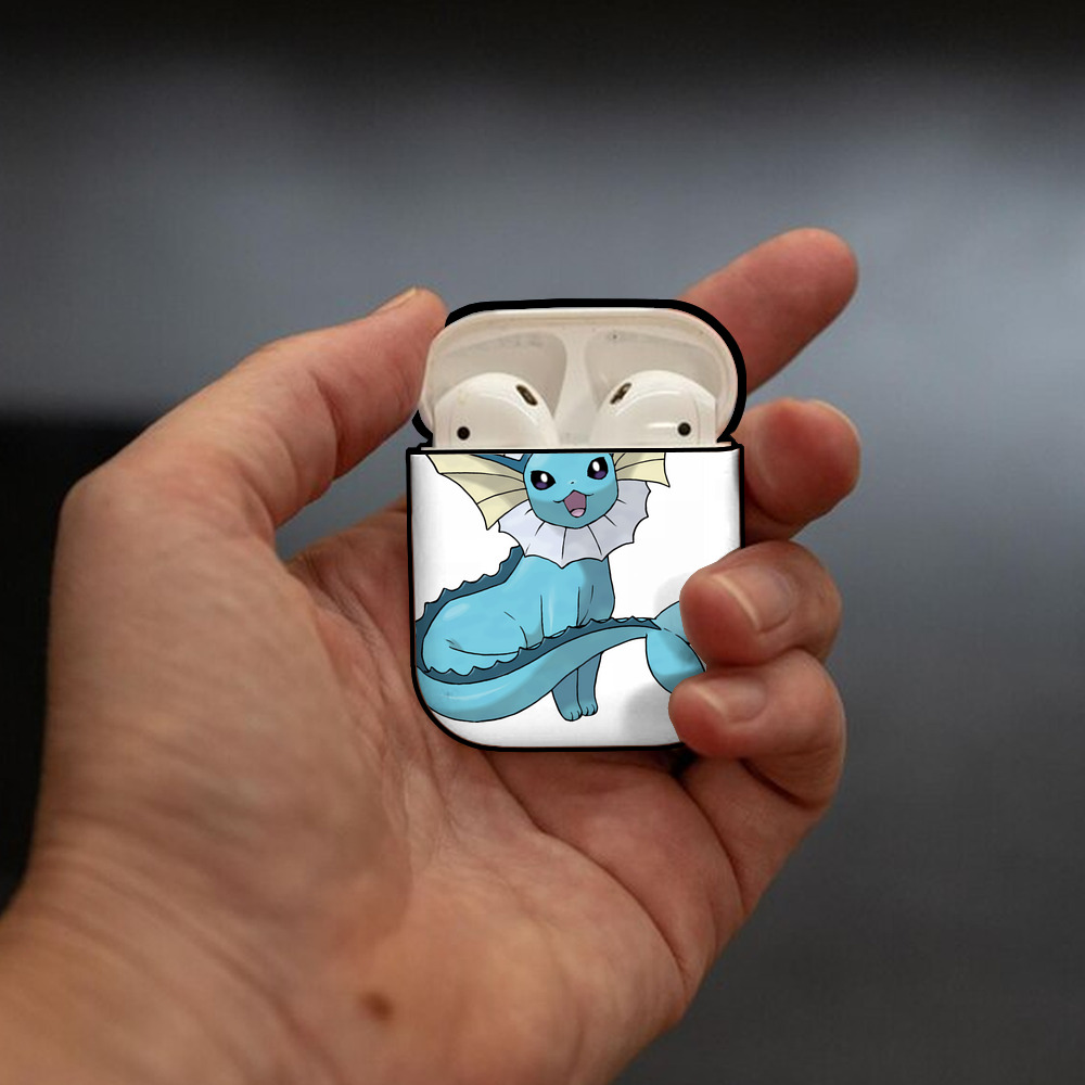 ポケットモンスター Pokémon AirPods 第2世代保護ケース ハードシェル ブラック 耐衝撃・防指紋・カラビナ付き