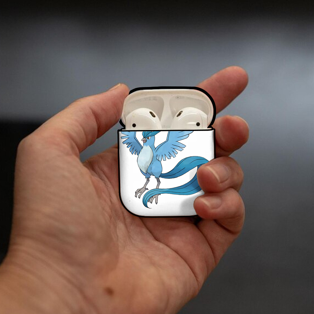 ポケットモンスター Pokémon AirPods 第2世代保護ケース ハードシェル ブラック 耐衝撃・防指紋・カラビナ付き