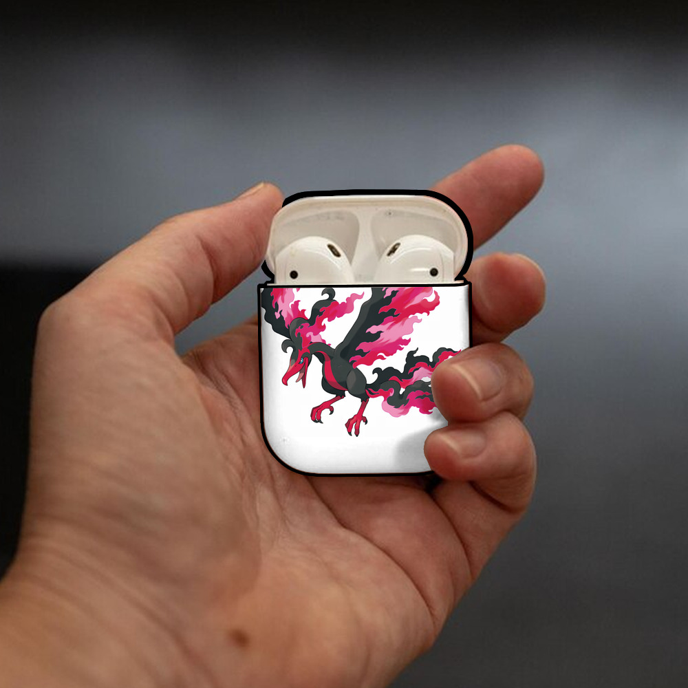 ポケットモンスター Pokémon AirPods 第2世代保護ケース ハードシェル ブラック 耐衝撃・防指紋・カラビナ付き