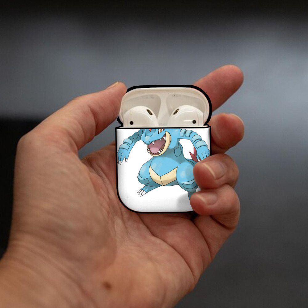 ポケットモンスター Pokémon AirPods 第2世代保護ケース ハードシェル ブラック 耐衝撃・防指紋・カラビナ付き
