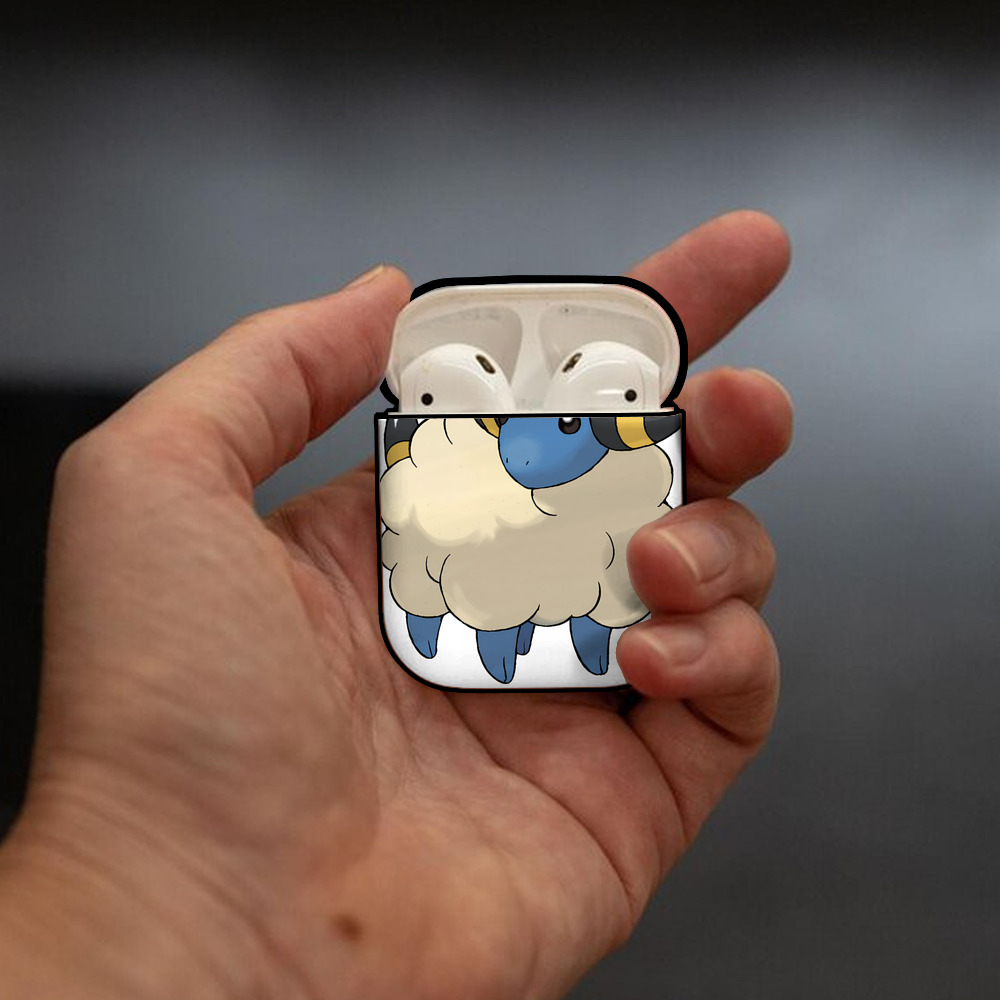 ポケットモンスター Pokémon AirPods 第2世代保護ケース ハードシェル ブラック 耐衝撃・防指紋・カラビナ付き