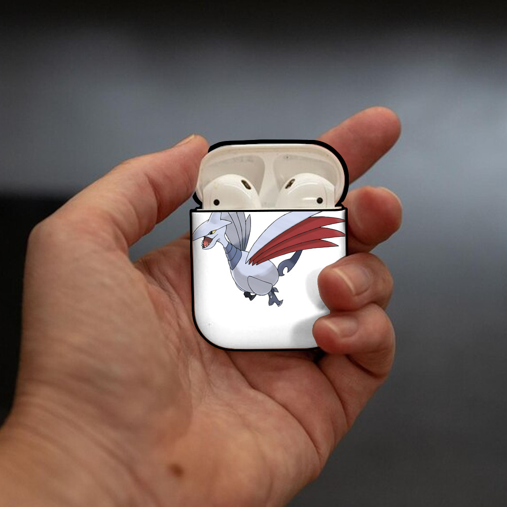 ポケットモンスター Pokémon AirPods 第2世代保護ケース ハードシェル ブラック 耐衝撃・防指紋・カラビナ付き